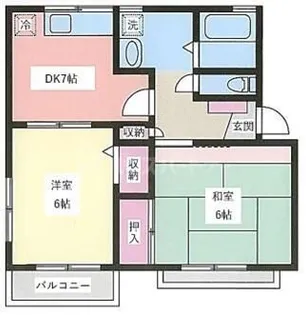埼玉県さいたま市大宮区櫛引町1【アパート】の間取り
