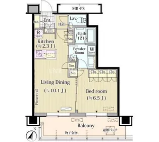 メルクマール京王笹塚レジデンス【19階】の間取り