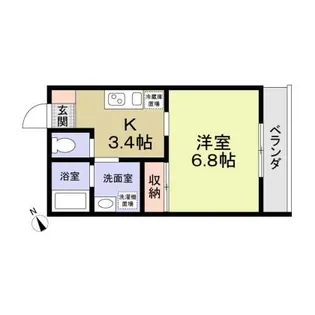 千葉県柏市桜台【アパート】の間取り