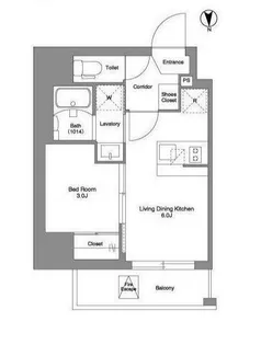 SYFORME OJI【7階】の間取り