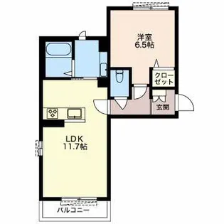 モンシャトー【2階】の間取り