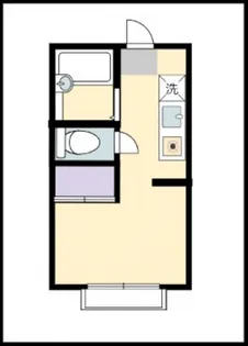 岡山県岡山市北区青江1【アパート】の間取り