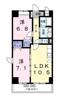 コスモ【3階】の間取り