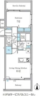 カーサフェリーチェ新城【3階】の間取り