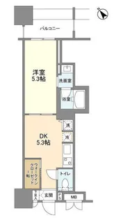 パークフラッツ横濱公園【6階】の間取り