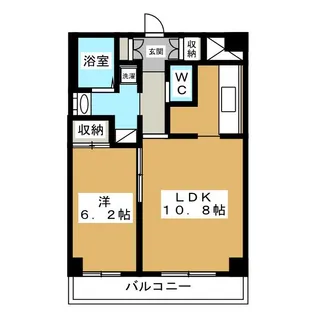 プライオール協和登戸【4階】の間取り