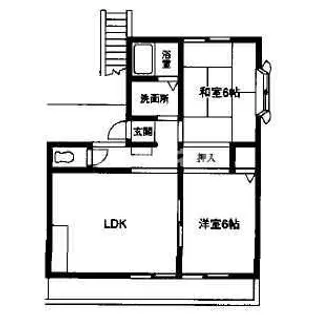 グレート山王【1階】の間取り