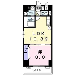スカイブルーレジデンス横浜【3階】の間取り