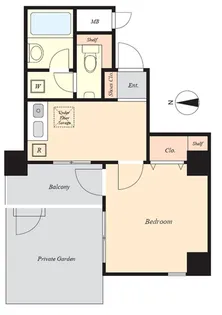 ライオンズマンション蓮沼第2【1階】の間取り