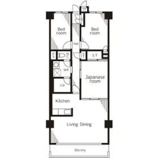 コスモリード八王子【5階】の間取り