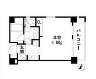 東京都墨田区亀沢1【マンション】の間取り