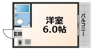 YOUハイム俊徳【2階】の間取り