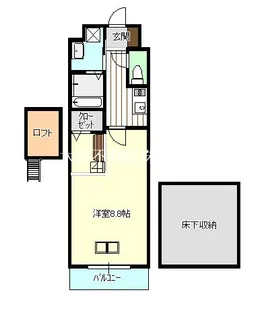 ルネス・マイアトリア【3階】の間取り