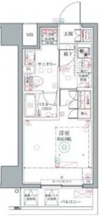 クレヴィスタ横浜関内II【4階】の間取り