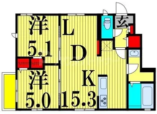 Maison Claire【1階】の間取り
