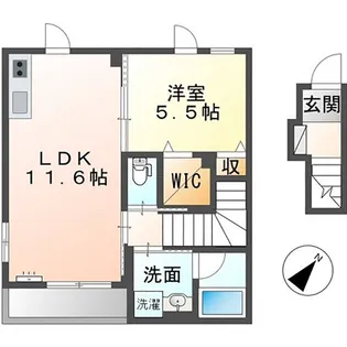 雫VI【2階】の間取り