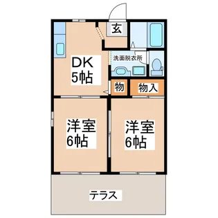 リバティ・21【1階】の間取り