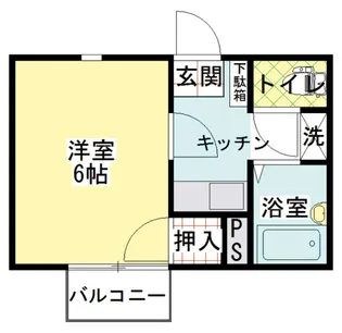 メゾンジェンティール【1階】の間取り