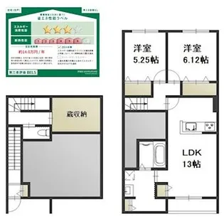 ラ・フレーズ【2階】の間取り