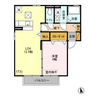 マノワールK A【1階】の間取り