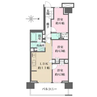 東京都江東区亀戸9【マンション】の間取り