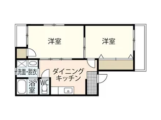 アイランドビル24【1階】の間取り