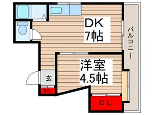 ハイツ高橋【2階】の間取り