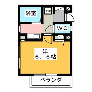 カーサAB西横浜【1階】の間取り