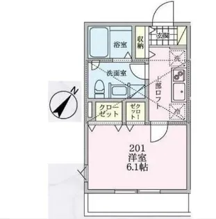 読売ランド前エスケーハウス【1階】の間取り