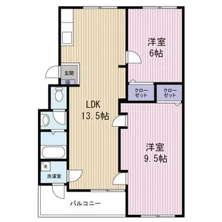 稲毛パイロットホーム 5号棟【2階】の間取り