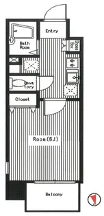 グランイル川崎【9階】の間取り
