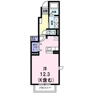 プリーマK I【1階】の間取り