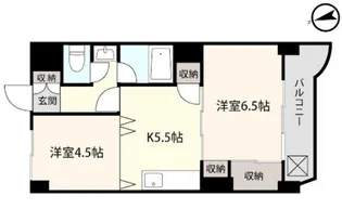 ニュー板橋ハイツ【5階】の間取り