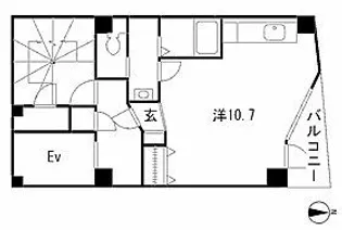 シティ大井町【8階】の間取り