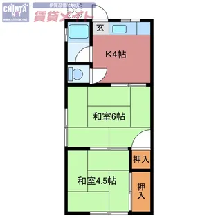 千歳コーポ【2階】の間取り