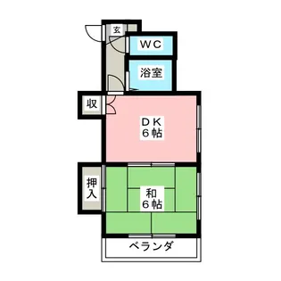 ゆきみ荘【2階】の間取り