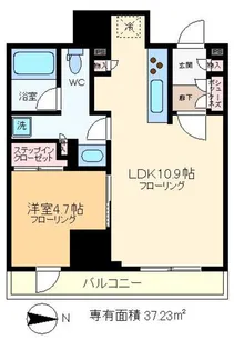 アトラス秋葉原アロマコート【13階】の間取り