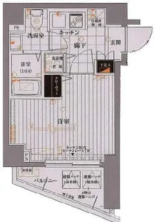 ヴァレッシア椎名町駅前シティ【3階】の間取り
