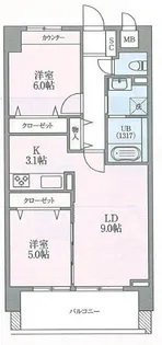 SANITAS WARABI【4階】の間取り