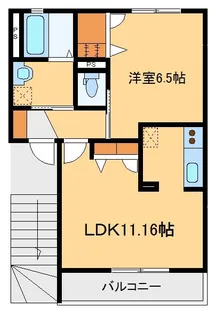アイエーデル【2階】の間取り