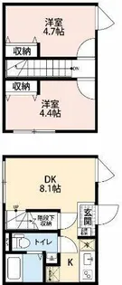 バークレーコート御徒町【5階】の間取り