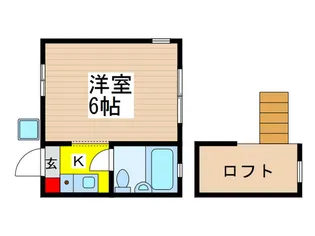 クォーターキャビン【2階】の間取り