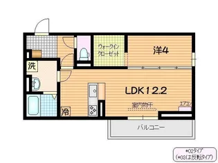 CLASSEUM盛岡駅前 I【1階】の間取り