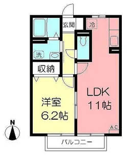Sakula【1階】の間取り