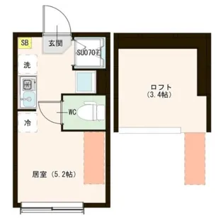 ハーモニーテラス高松I【1階】の間取り