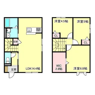 兵庫県姫路市岩端町【一戸建】の間取り