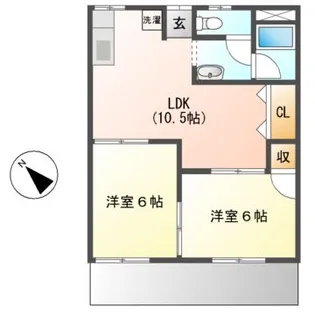 カーサ・イヌイ【1階】の間取り