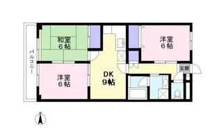 パティオイチヒロ【1階】の間取り