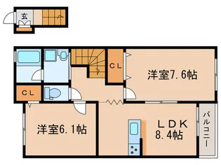 クラスペディア【2階】の間取り