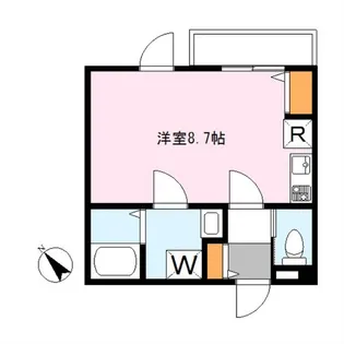 La scala rossa【2階】の間取り